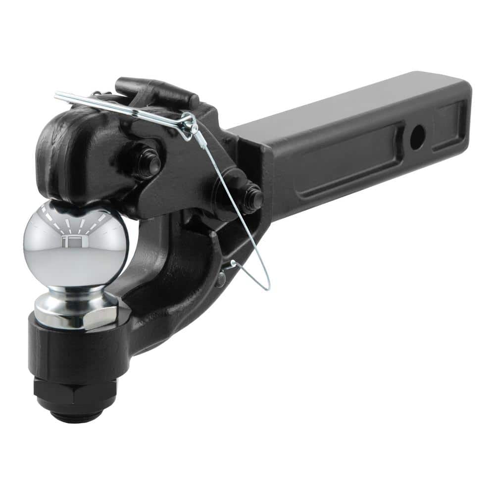 12,000 lbs. Receiver-Mount Trailer Hitch Ball Mount & Pintle Hook Combination with 2-5/16 in. Ball (2 in. Shank) - Hercitys