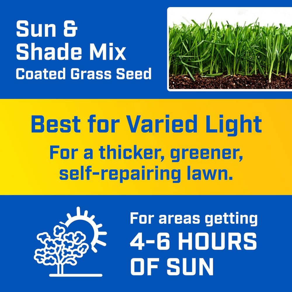 20 lbs. Sun and Shade Grass Seed Mix - Hercitys