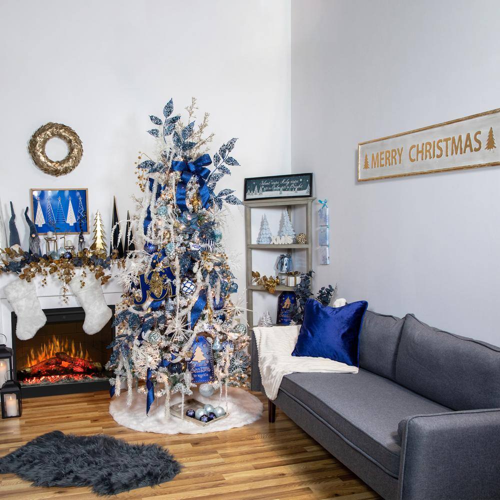 10.75 in. H Gold Merry Christmas Wall Sign - Hercitys