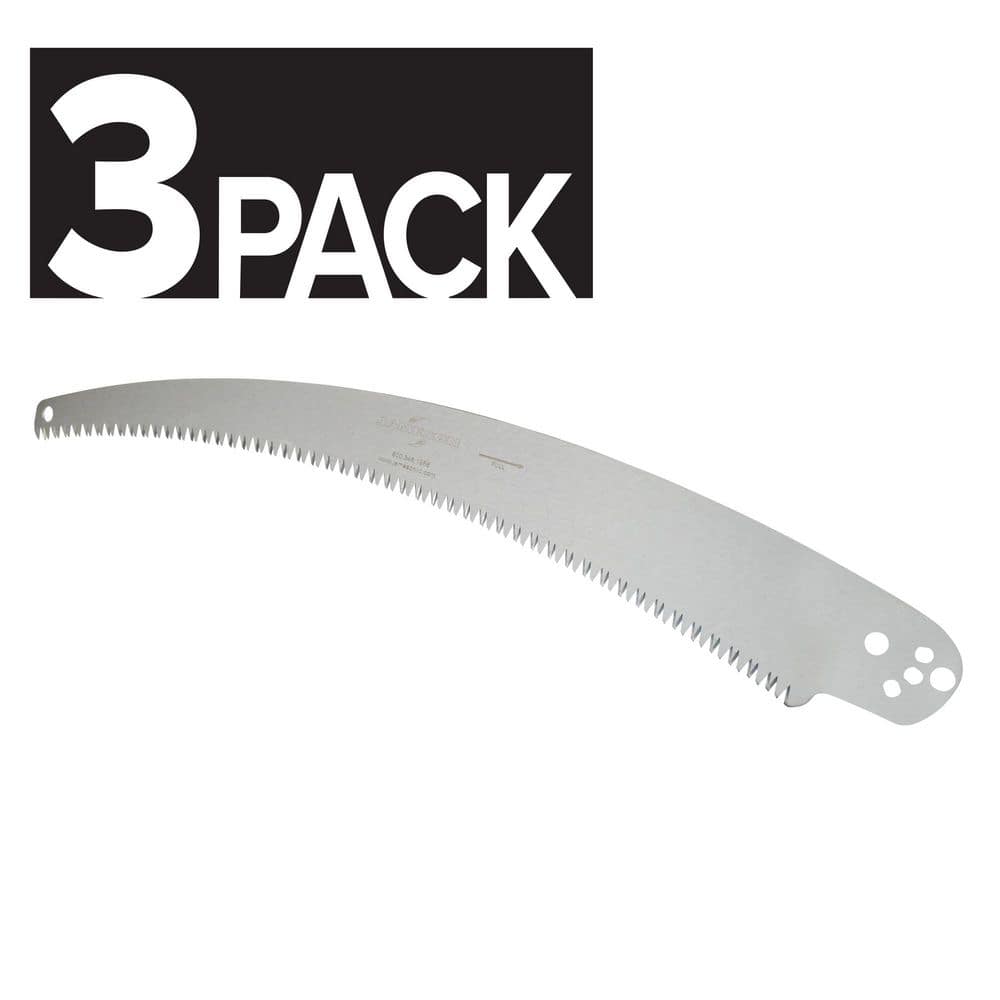 13 in. Barracuda Tri-Cut Replacement Pruning Saw Blade (3-Pack) - Hercitys