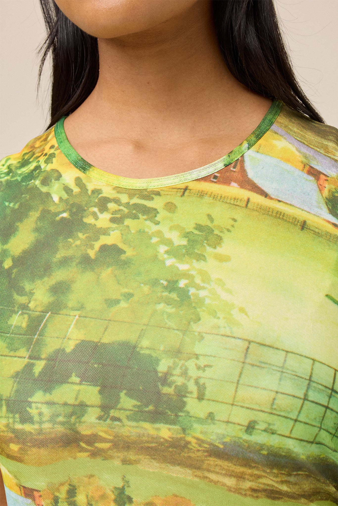 LILY MESH DRESS - GOLDEN FARM - Hercitys