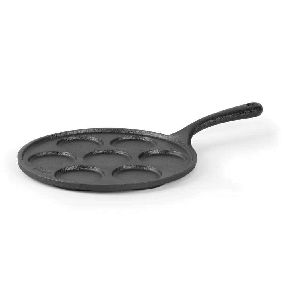 14.5 in. Pre-Seasoned Cast Iron Mini Pancake Maker - Hercitys