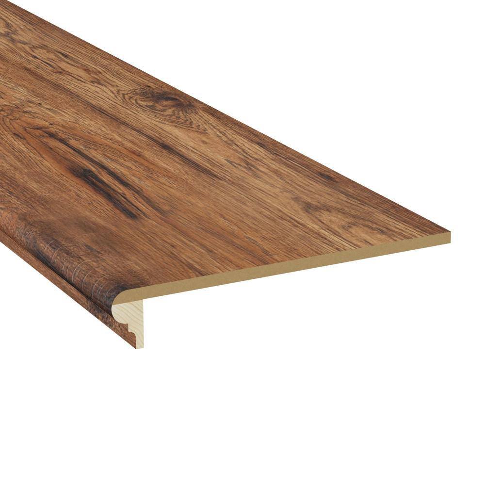 0.375 in. x 11.5 in. x 48 in. Laminate Distressed Brown Hickory No Return Retread - Hercitys
