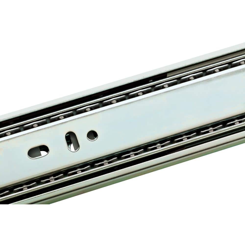 1 Pair 22 in. Soft Close Full Extension Side Mount Ball Bearing Drawer Slide 1-Pair (2 Pieces) - Hercitys