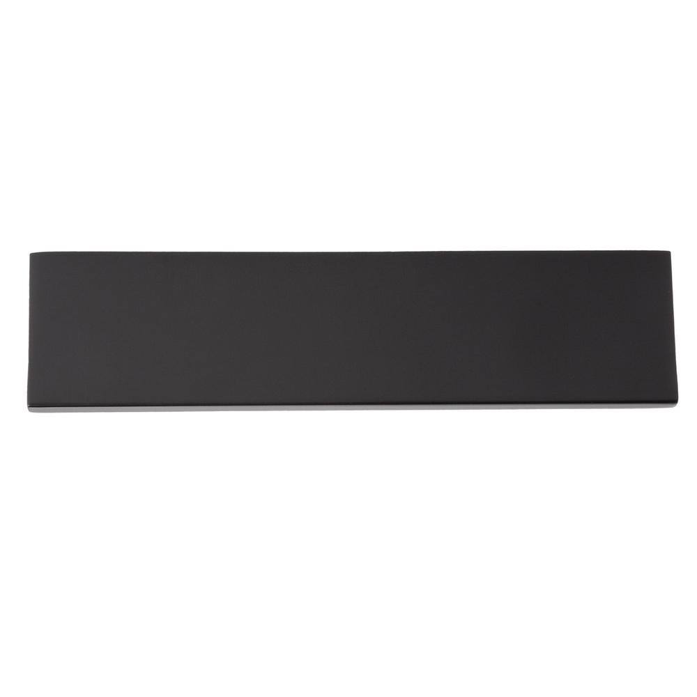 10-Pack Ethan 4 in. (102 mm) Center-to-Center Matte Black Edge Drawer Pull - Hercitys