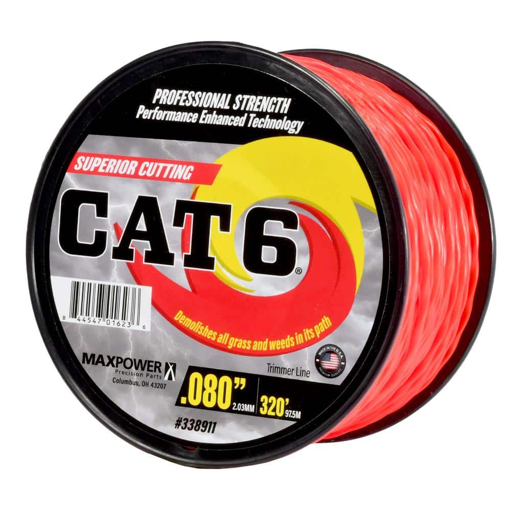0.080 in. x 320 ft. CAT6 Twisted Trimmer Line - Hercitys