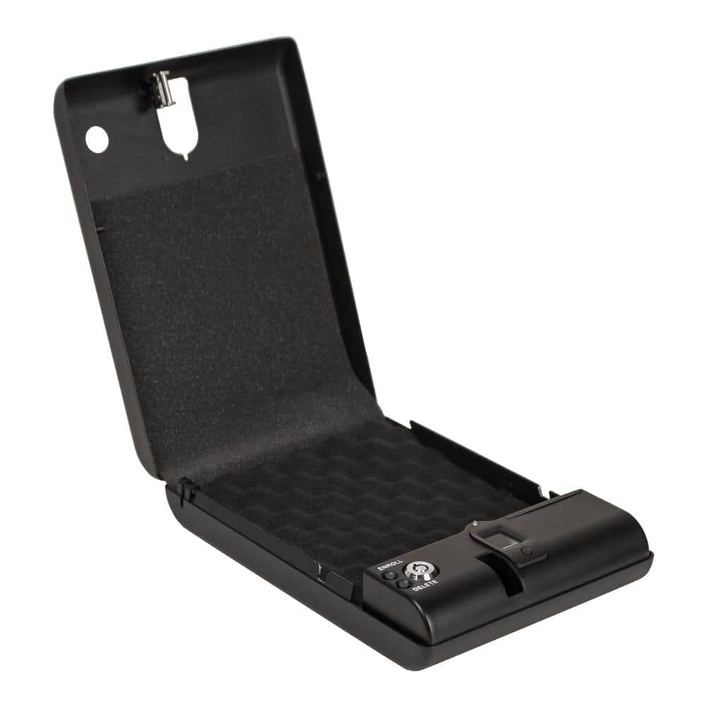 10.75 in. L Biometric Lock Small Pistol Safe - Hercitys