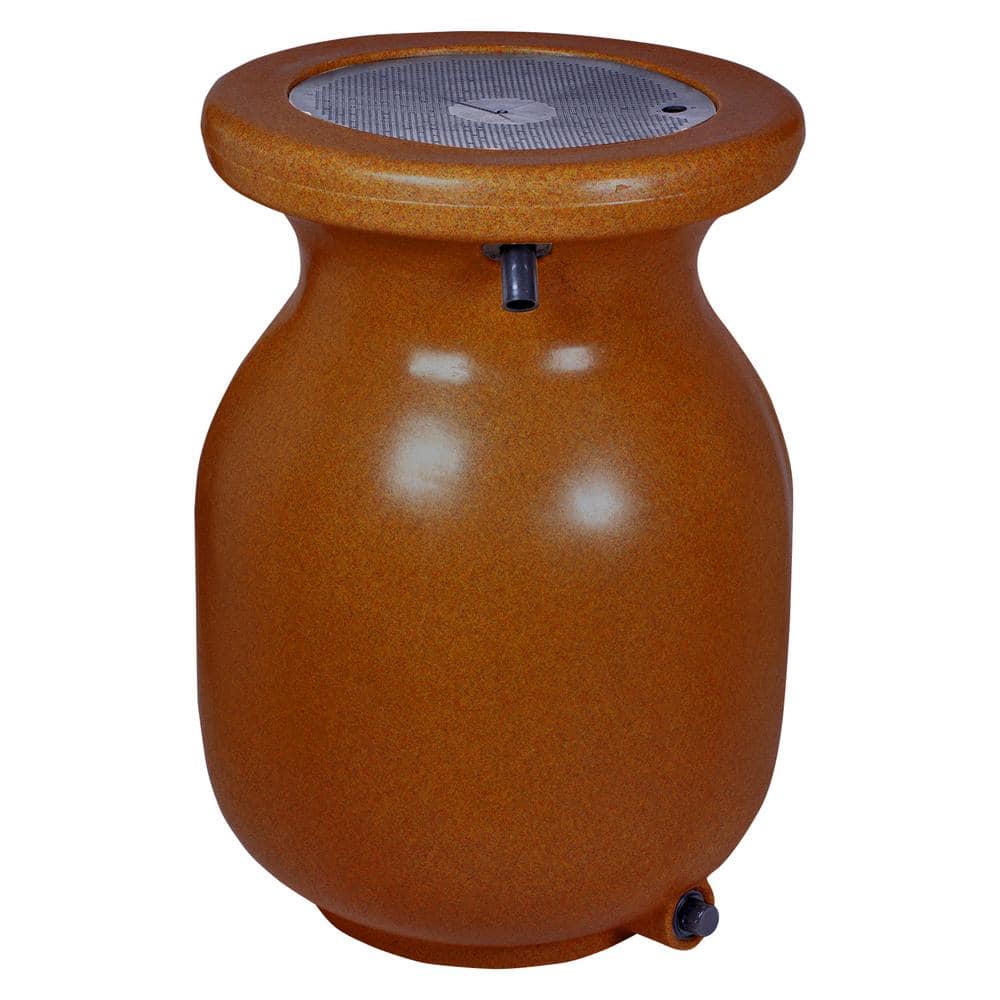 50 Gal. Sandstone-Look Decorative Rain Barrel - Hercitys