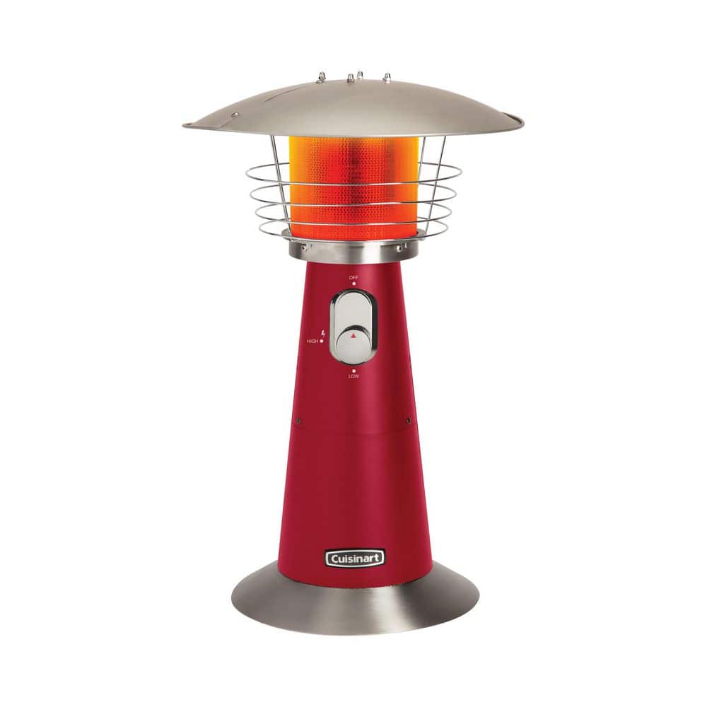 11,000-BTU Portable Propane Tabletop Patio Heater-Red - Hercitys