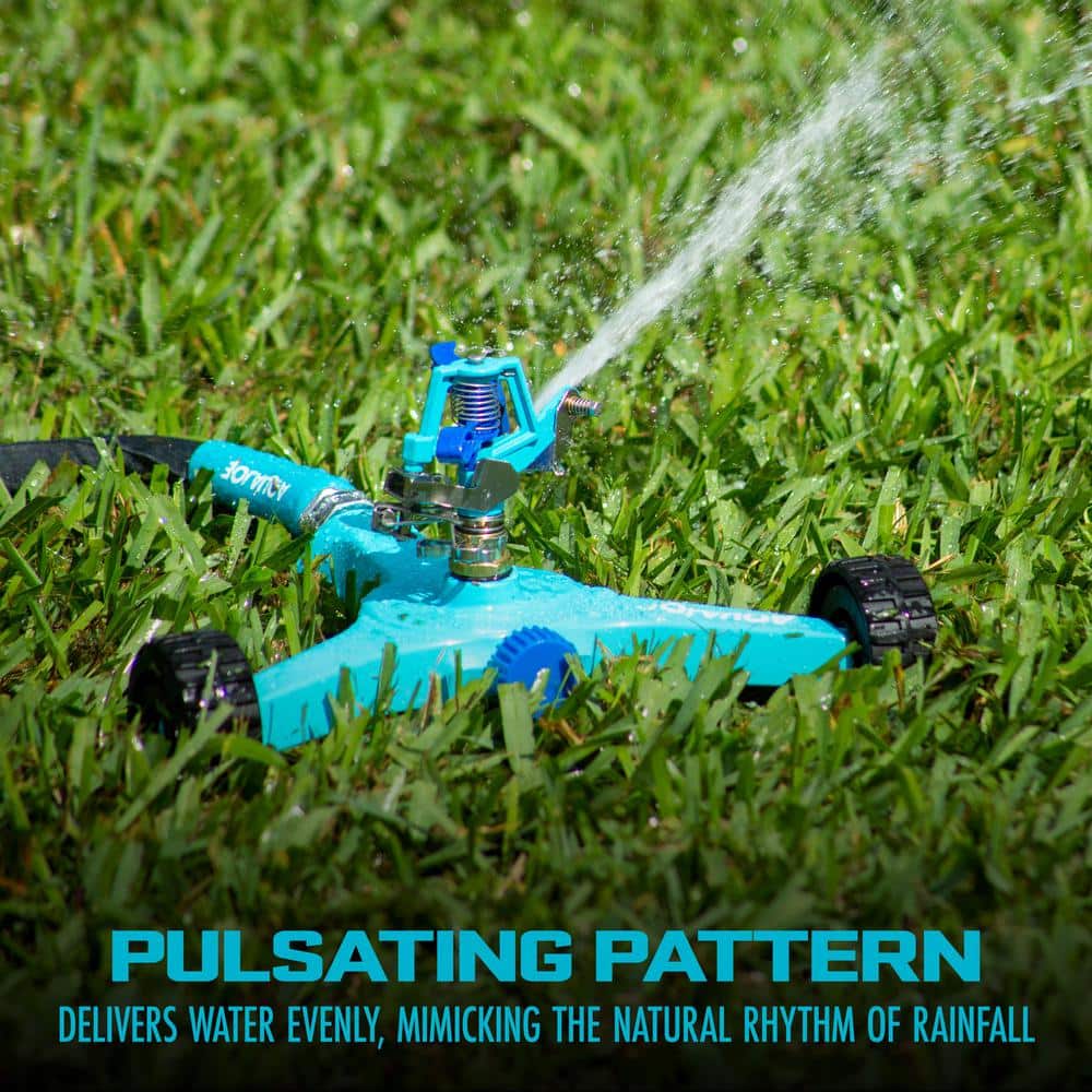 10 in. Indestructible Zinc Impulse 360-Degree Sprinkler - Hercitys