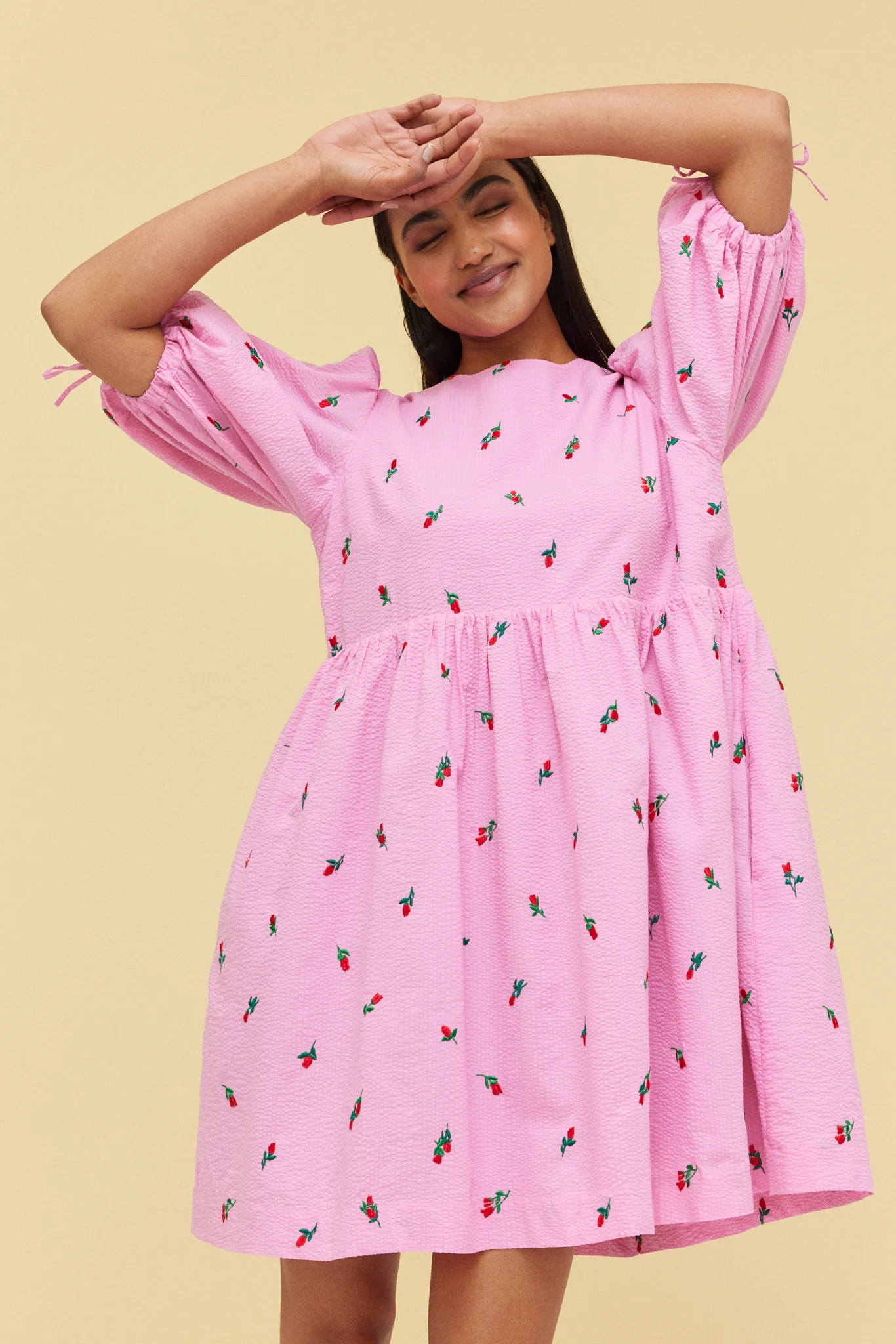 ROSSO DRESS - ROSES - Hercitys