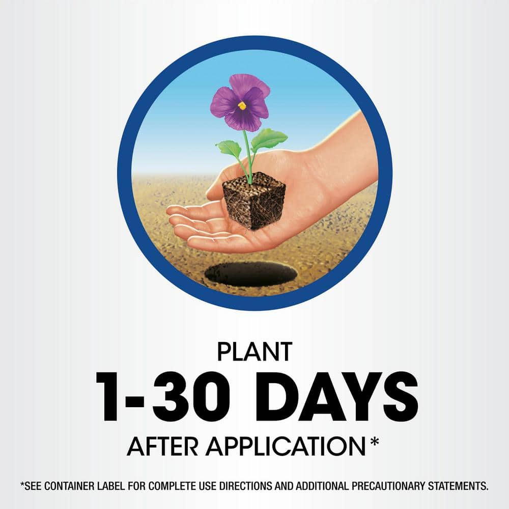 1 Gal. Weed and Grass Killer₄ with Sure Shot Wand, Use In and Around Flower Beds, Trees, and Driveways - Hercitys