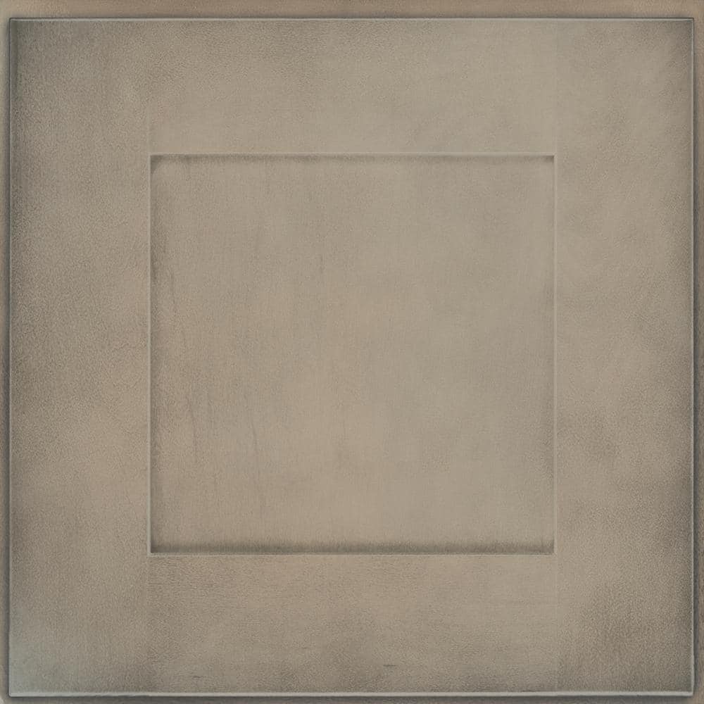 14-5/8 in. x 14-5/8 in. Cabinet Door Sample in Translucent Monument Grey - Hercitys