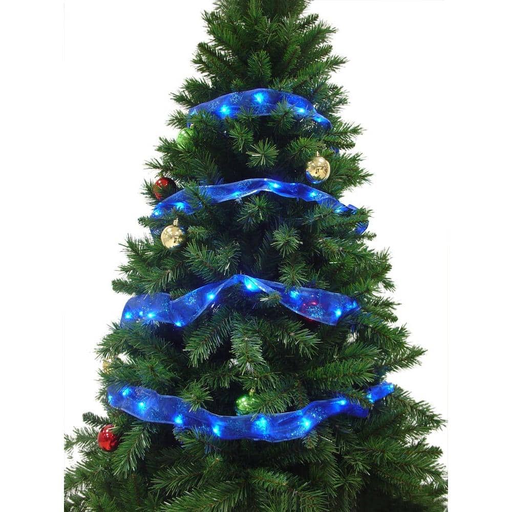 12 ft. 36-LED Blue Ribbon Lights - Hercitys