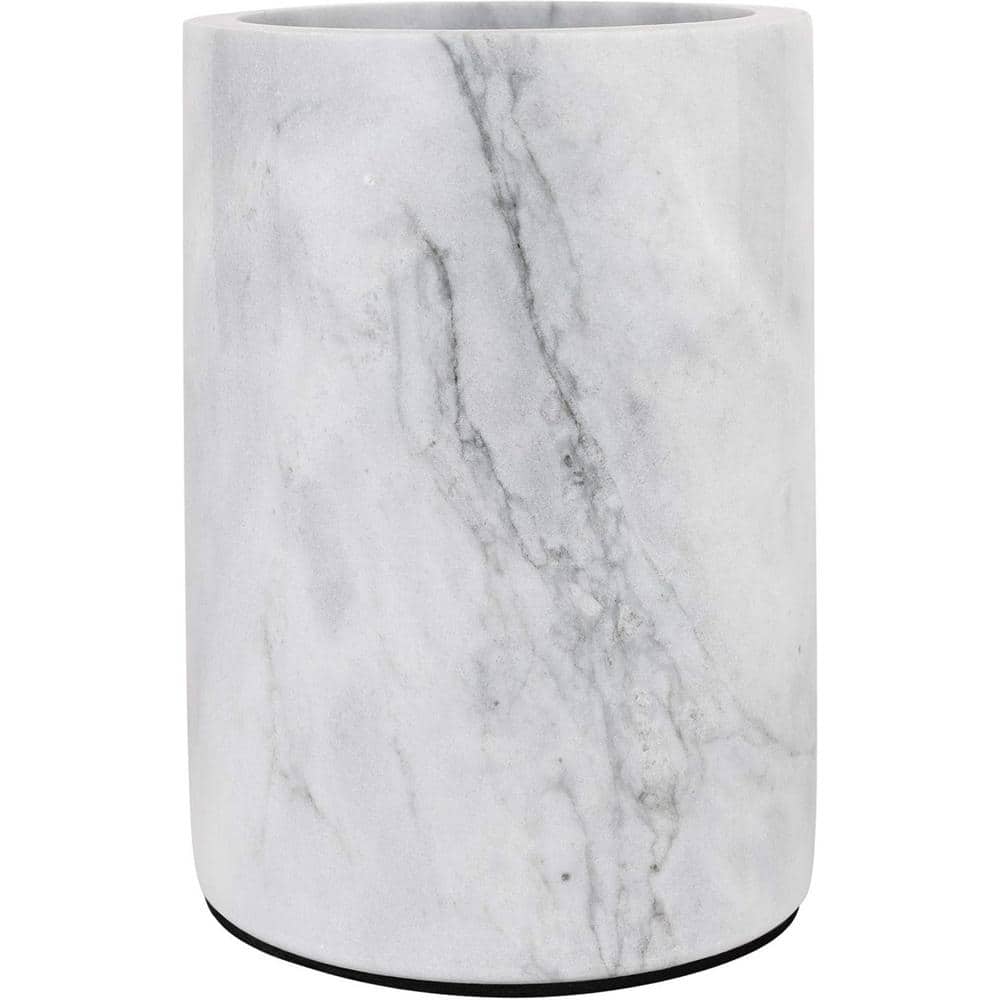0.79 Qt. Marble Wine Chiller-1-Bottle Capacity-White-Stone-Kitchen Cooler - Hercitys