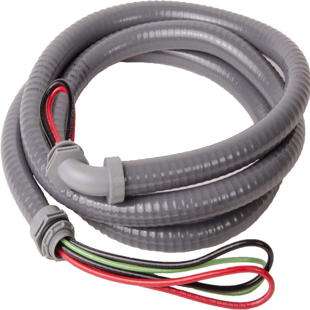 1/2 in. x 6 ft. Universal Non-Metallic Electrical Wire Whip - Hercitys