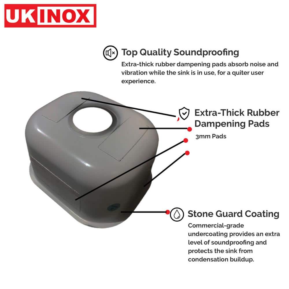 18 Gauge Stainless Steel 10 in. Undermount Bar Sink - Hercitys