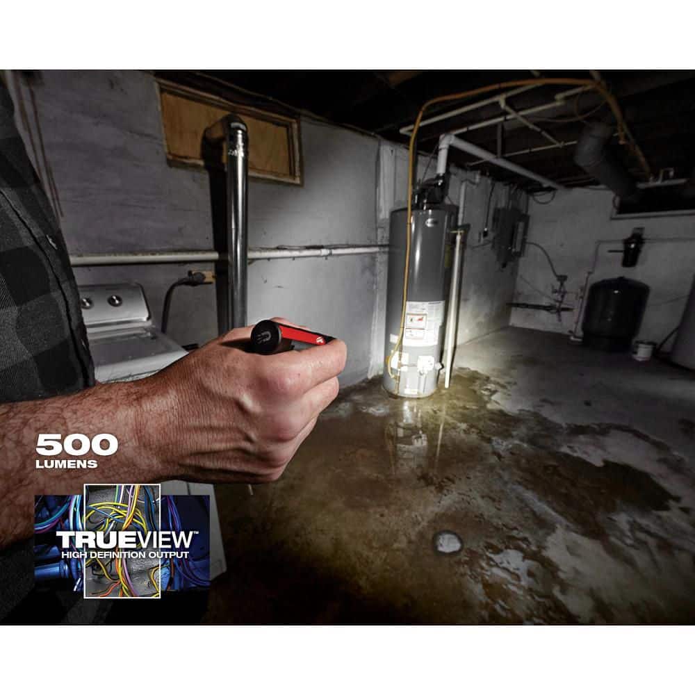 500 Lumens EDC Everyday Carry Internal Rechargeable Flashlight with Magnet - Hercitys