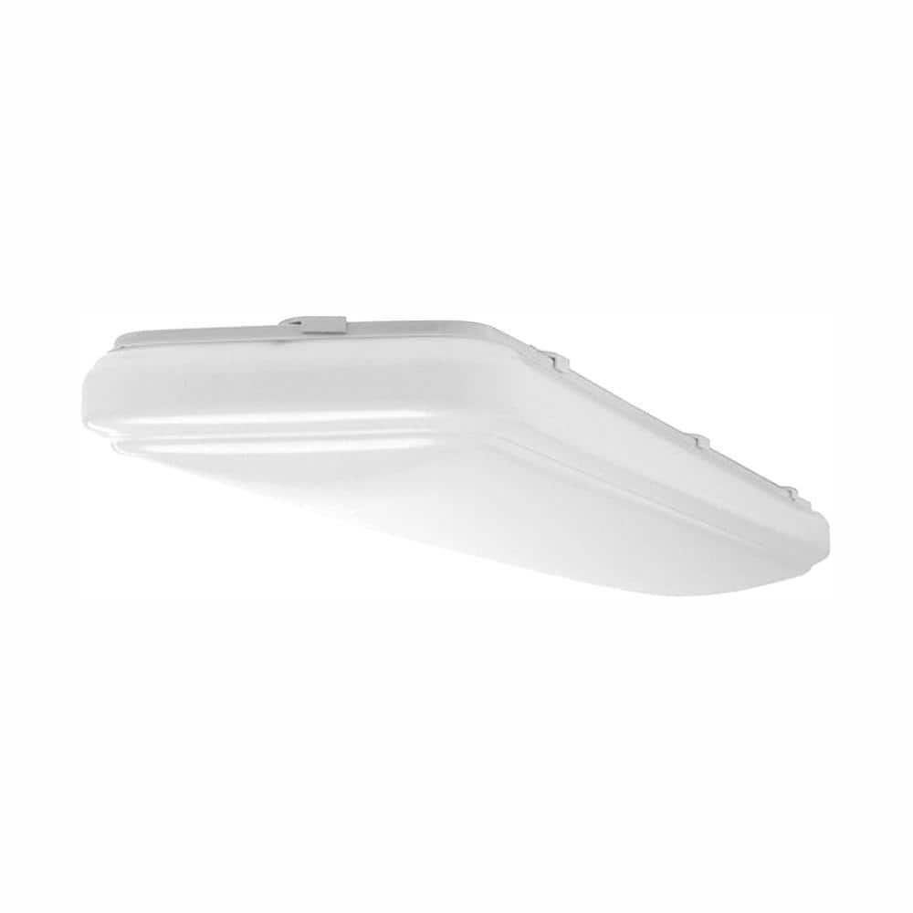 49 in. x 10 in. Traditional Rectangle Stepped Lens LED Flush Mount Ceiling Light Dimmable 3000 Lumens 4000K - Hercitys