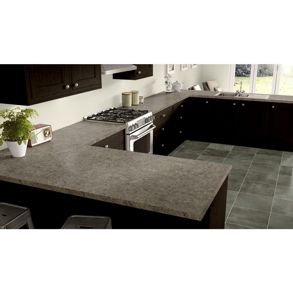 4 ft. x 10 ft. Laminate Sheet in Bordeaux Juparana with Standard Fine Velvet Texture Finish - Hercitys