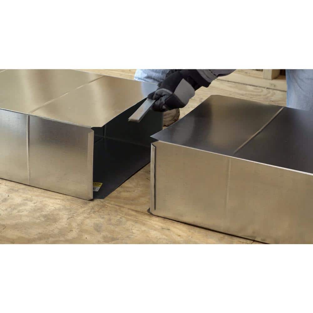 12 in. x 8 in. x 4 ft. Half Section Rectangular Duct - Hercitys