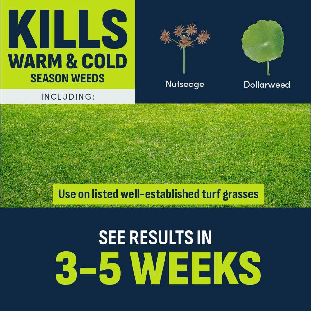 24 oz. 6,000 sq. ft. Nutsedge Liquid Weed Killer Concentrate for Lawns and Landscaping - Hercitys