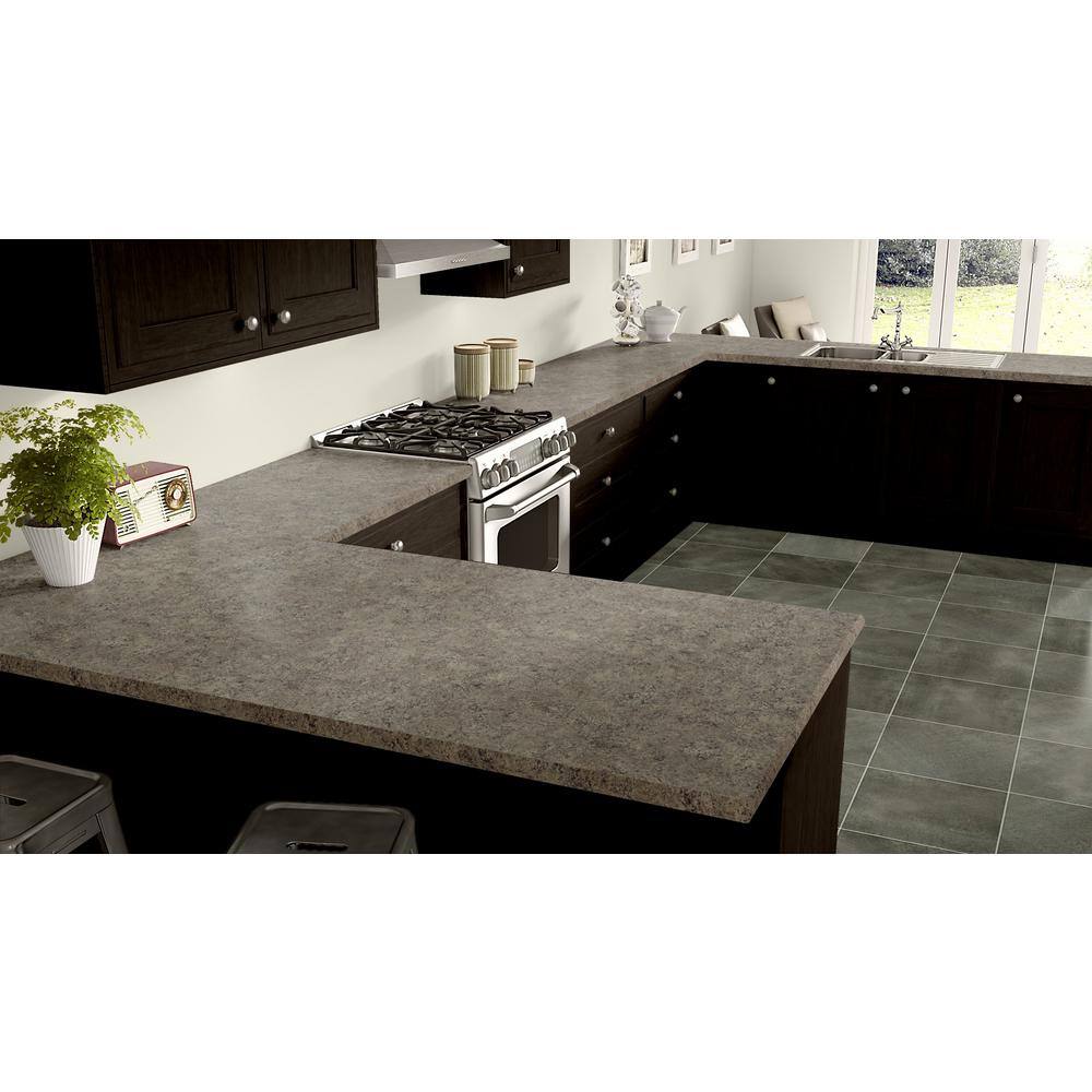 4 ft. x 8 ft. Laminate Sheet in Bordeaux Juparana with Standard Fine Velvet Texture Finish - Hercitys