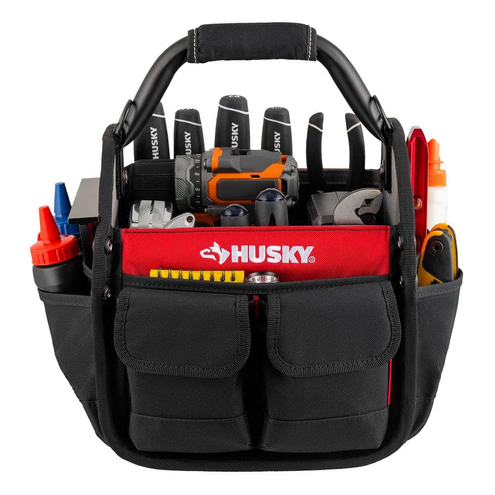 10 in. 15 Pocket Open Top Tool Bag - Hercitys
