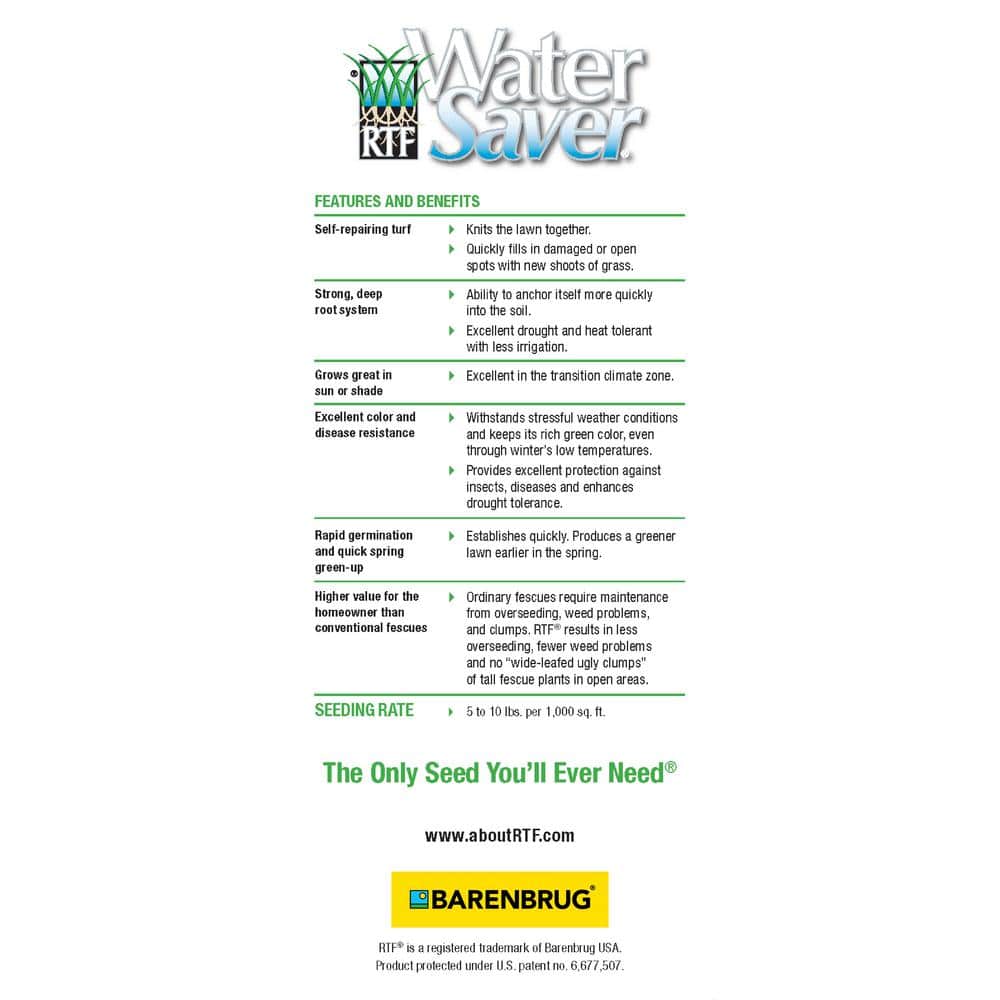 10 lb. Tall Fescue with RTF Grass Seed Blend - Hercitys