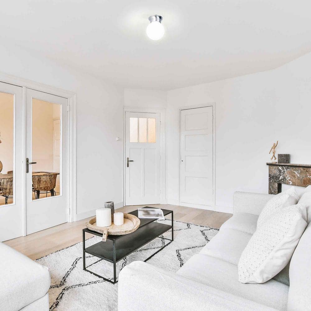 1-Light Brushed Nickel Flushmount - Hercitys