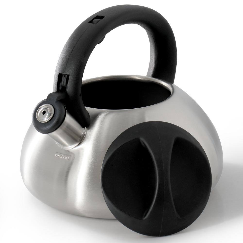 1.9 Liter 8 Cup Stainless Steel Whistling Kettle with Bakelite Handles - Hercitys