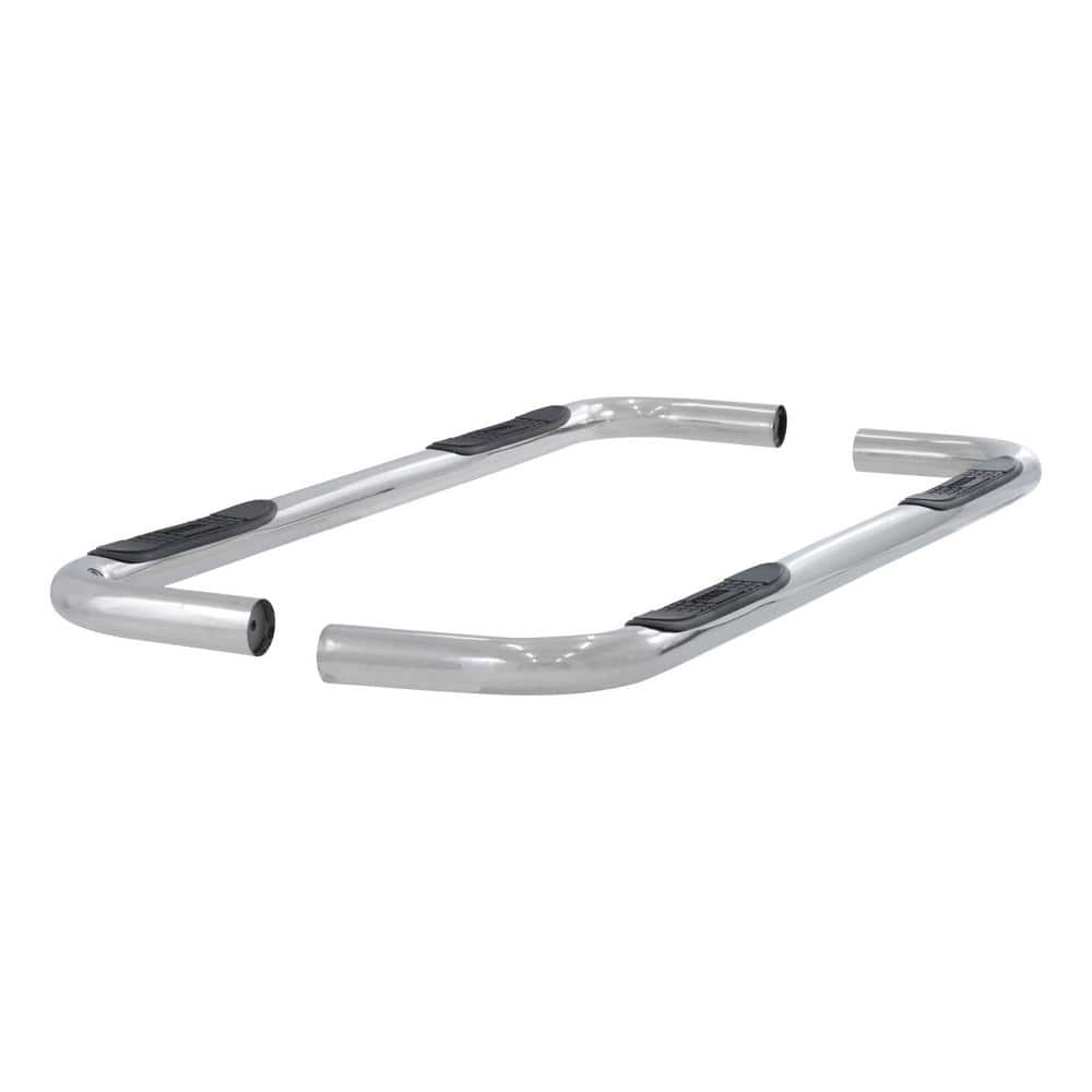 3-Inch Round Polished Stainless Steel Nerf Bars, No-Drill, Select Chevrolet Suburban - Hercitys