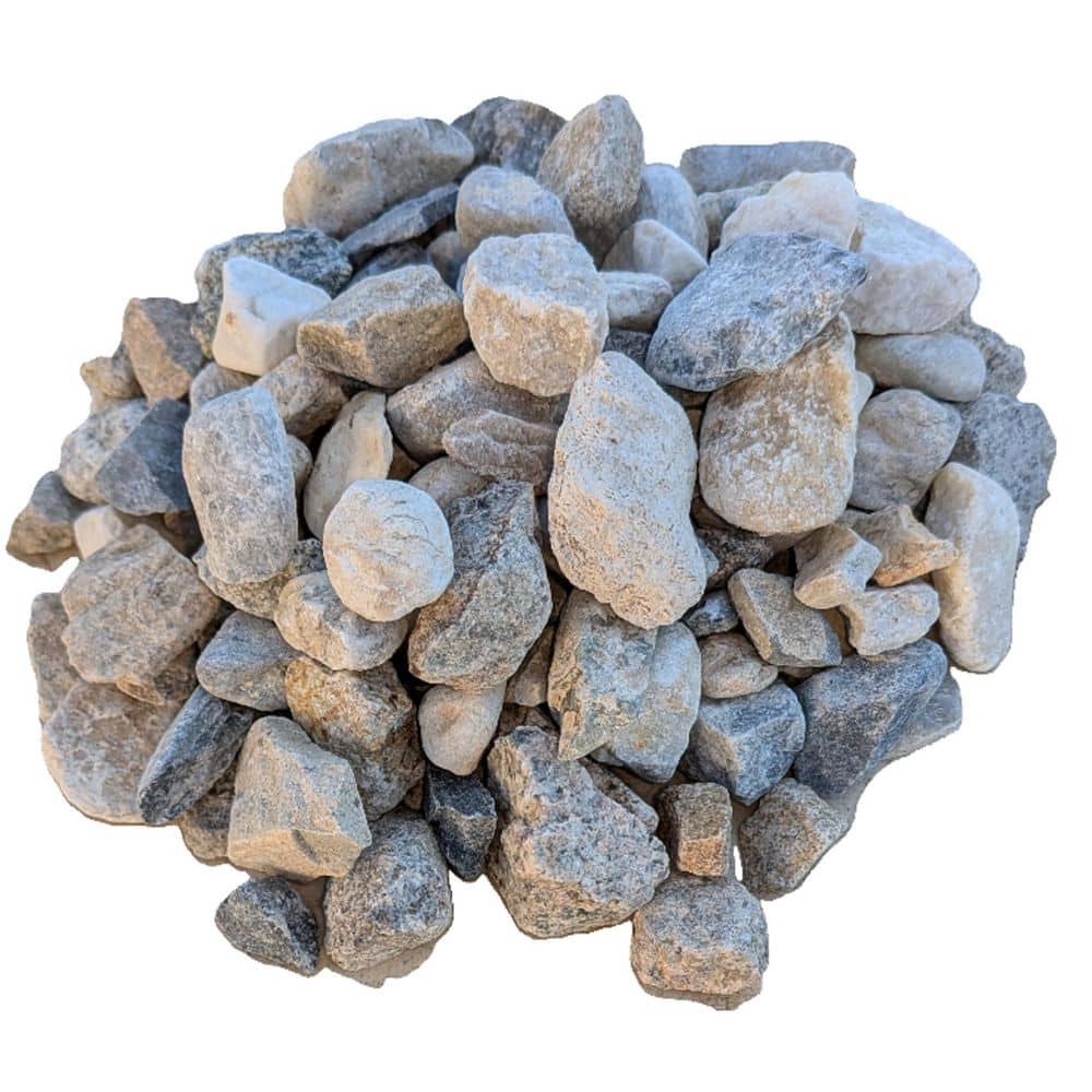 0.50 cu. ft. 40 lbs. 3/4 in. Blue Ice Decorative Landscaping Gravel - Hercitys