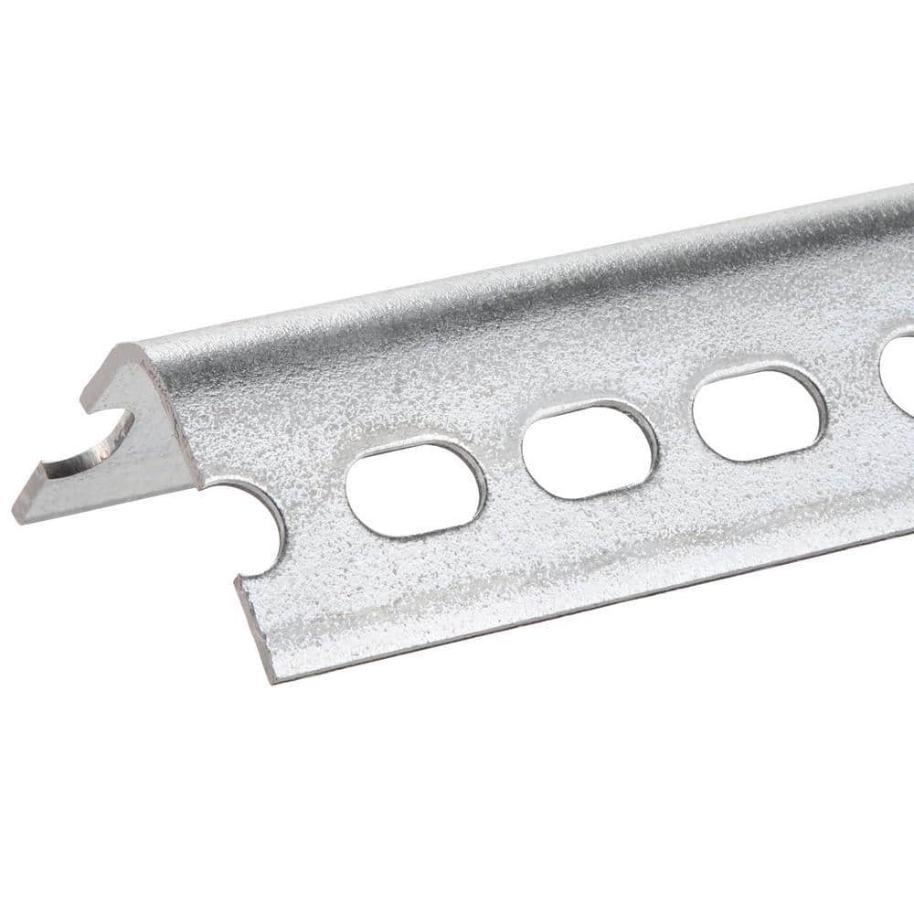 1-1/2 in. x 4 ft. – 14 Gauge Thick Zinc Plated Slotted Steel Angle - Hercitys