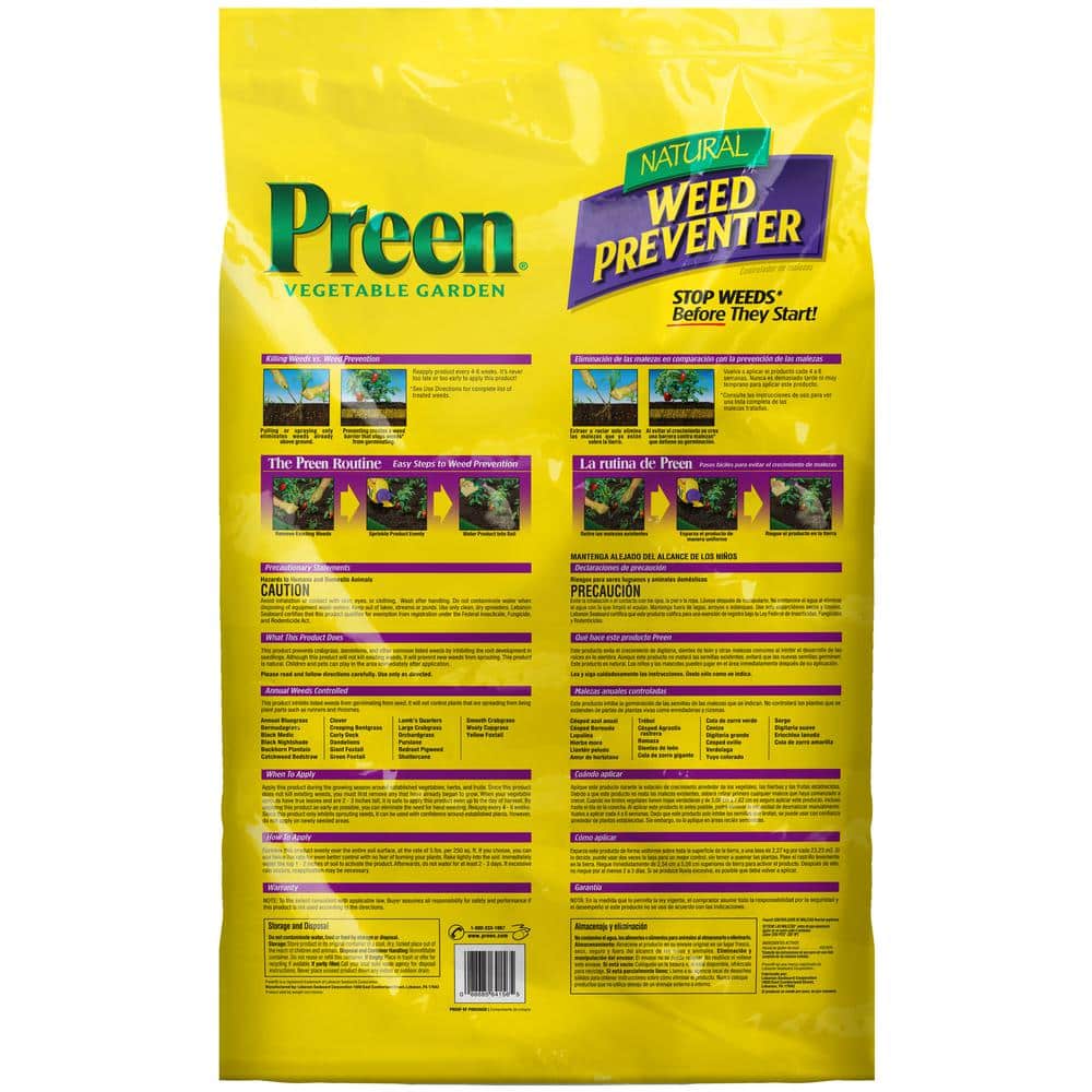 25 lbs. Natural Vegetable Garden Weed Preventer - Hercitys