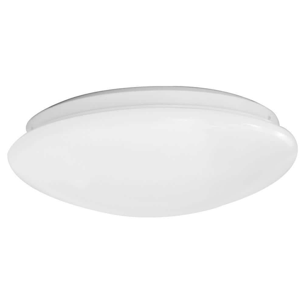 10 in. Dimmable Mushroom White LED Flush Mount Light Fixture 4000K - Hercitys