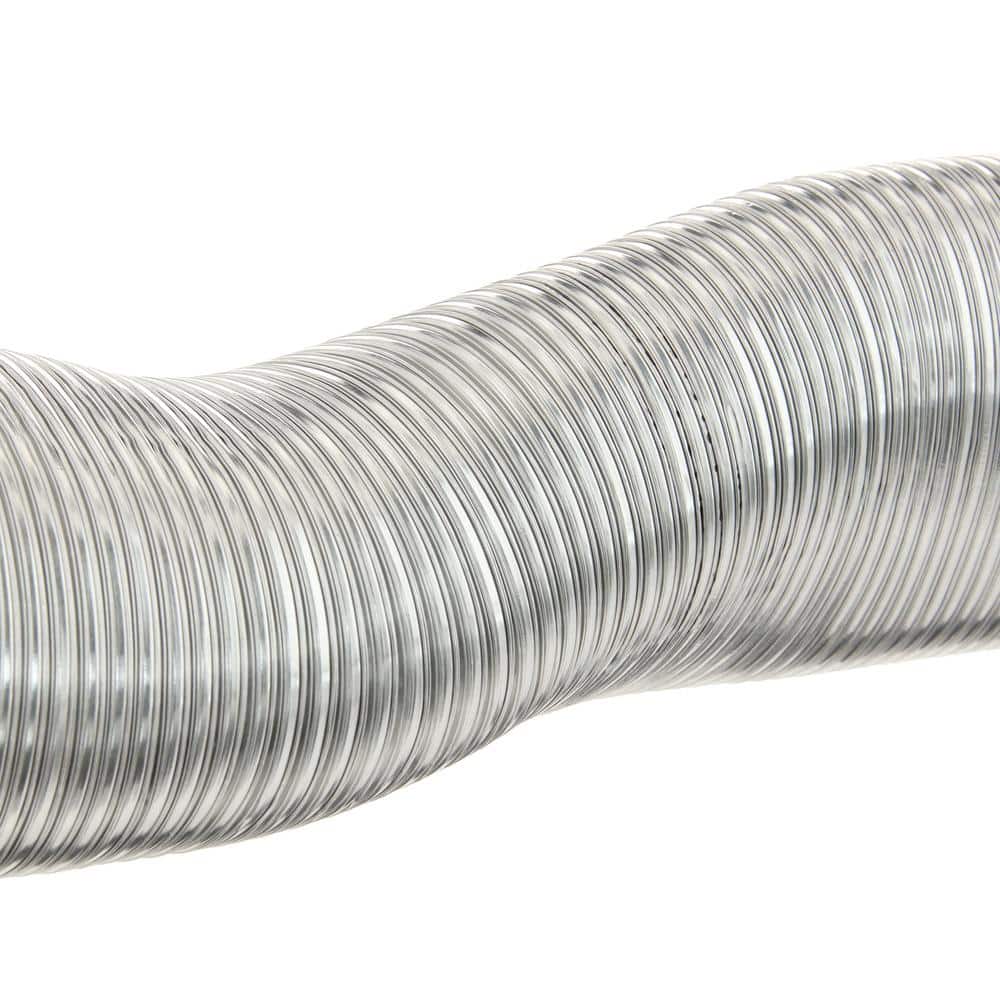 4 in. x 8 ft. Semi-Rigid Space Save Duct - Hercitys