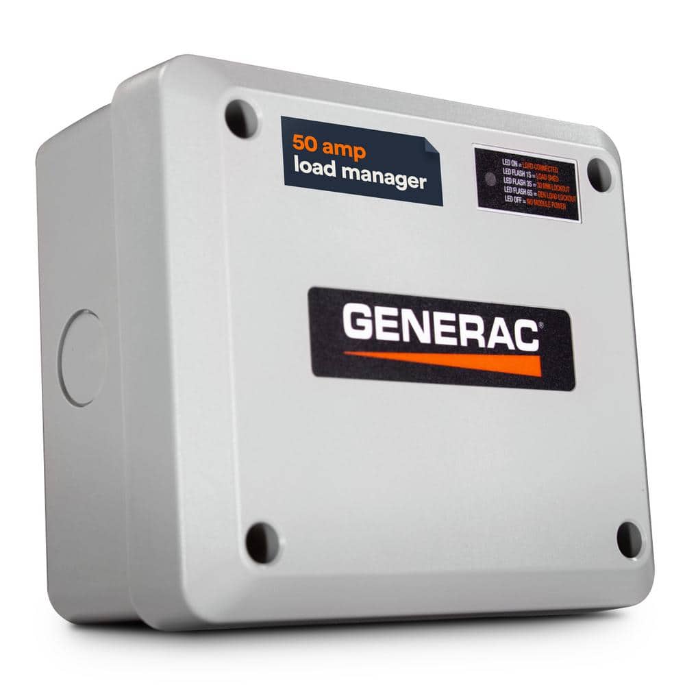 50 Amp Load Manager for Air-Cooled Whole House Generator - Hercitys