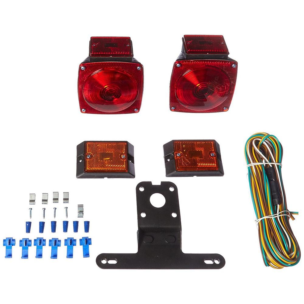 12-Volt Incandescent Trailer Light Kit for Trailers Under 80 in. - Hercitys