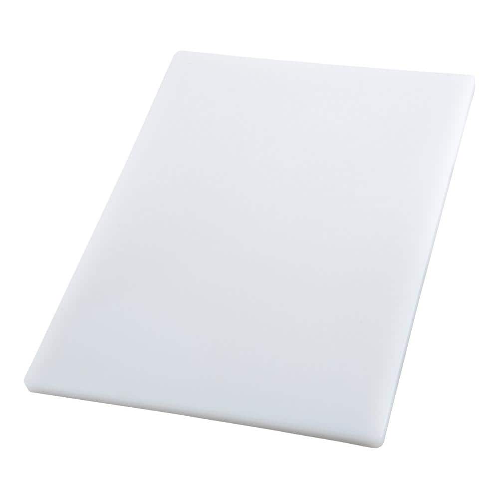 12 in. x 18 in. x 3/4 in., White Cutting Board - Hercitys
