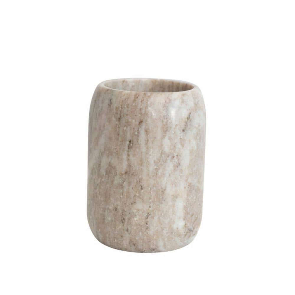 1-Piece Beige Marble Bottle Holder - Hercitys