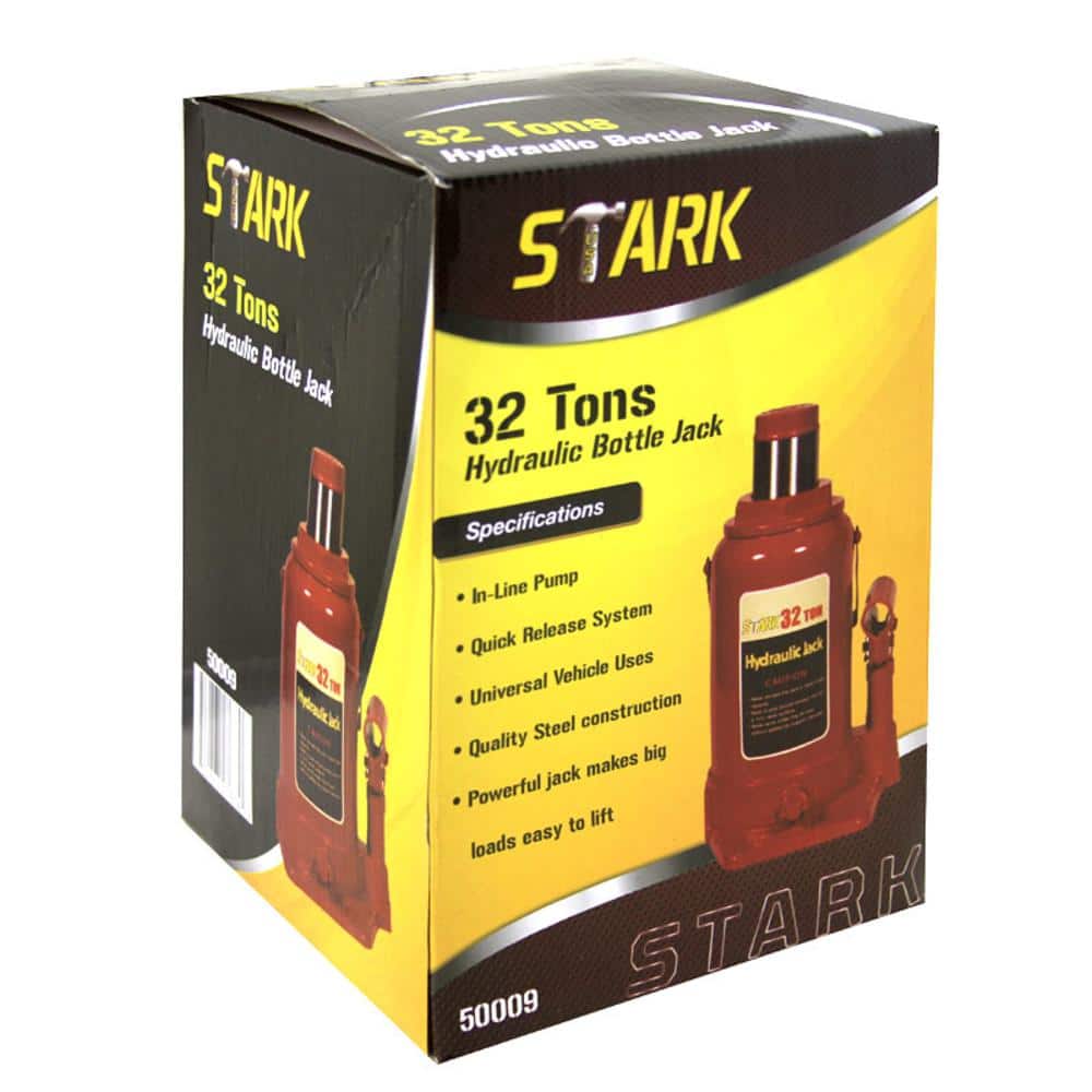 32-Ton Hydraulic Bottle Jack - Hercitys