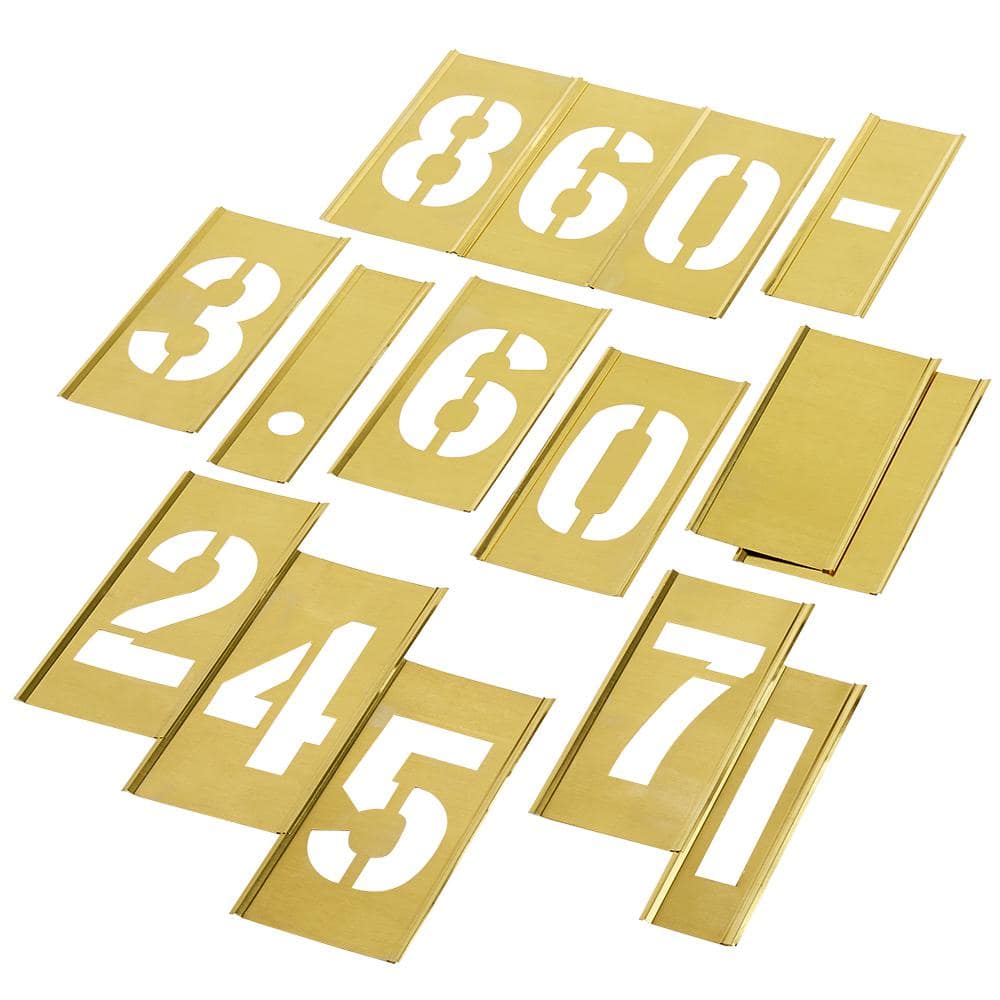 3 in. Stencil Number Set - Hercitys
