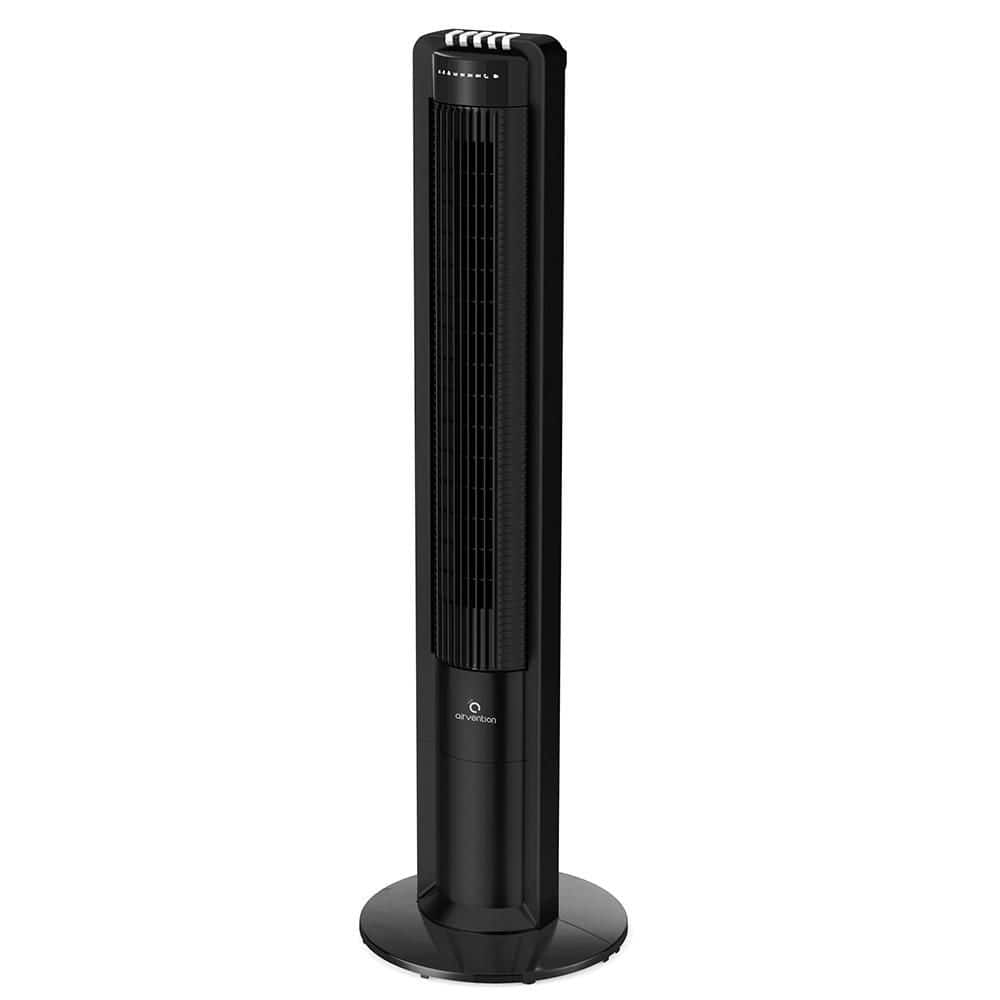 42 in. Tower Fan in Black with Oscillating, Remote Control, Sleep wind, Timer - Hercitys