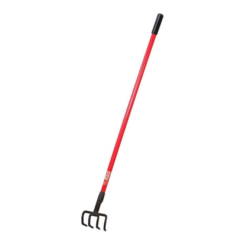 4-Tine Cultivating Fork with Fiberglass Handle - Hercitys