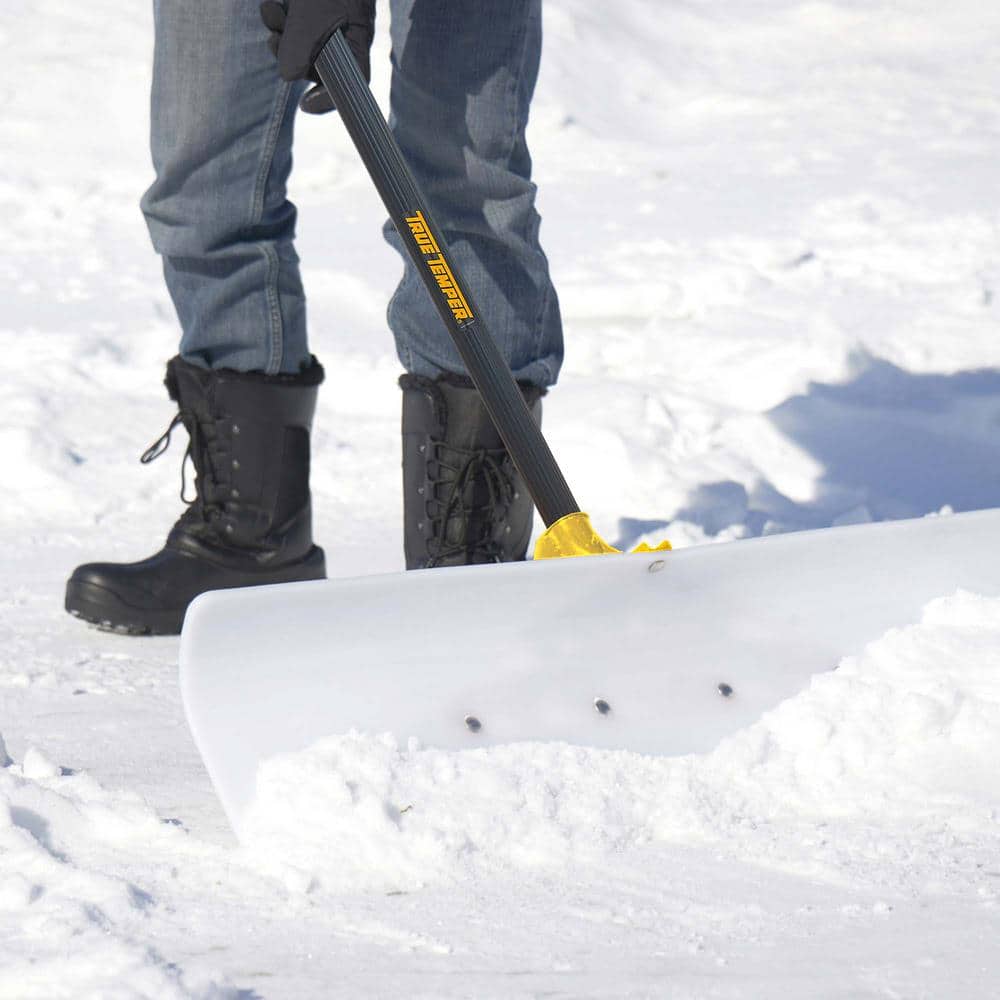 30 in. Industrial Grade Snow Pusher with Versa Grip - Hercitys