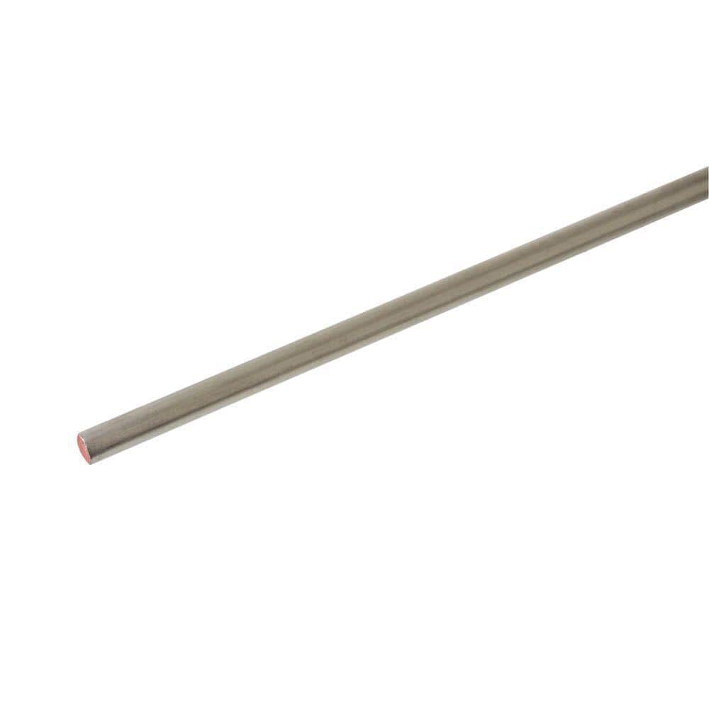 5/8 in. x 3 ft. Zinc Plated Steel Solid Round Rod - Hercitys