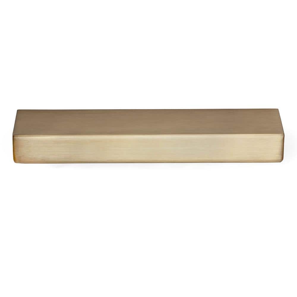 10-Pack Martin 5 in. (127 mm) Center-to-Center Satin Brass Edge Drawer Pull - Hercitys