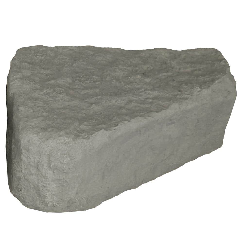14 in. x 36 in. x 27 in. Sandstone Polyethylene Large Right Triangle Landscape Rock - Hercitys