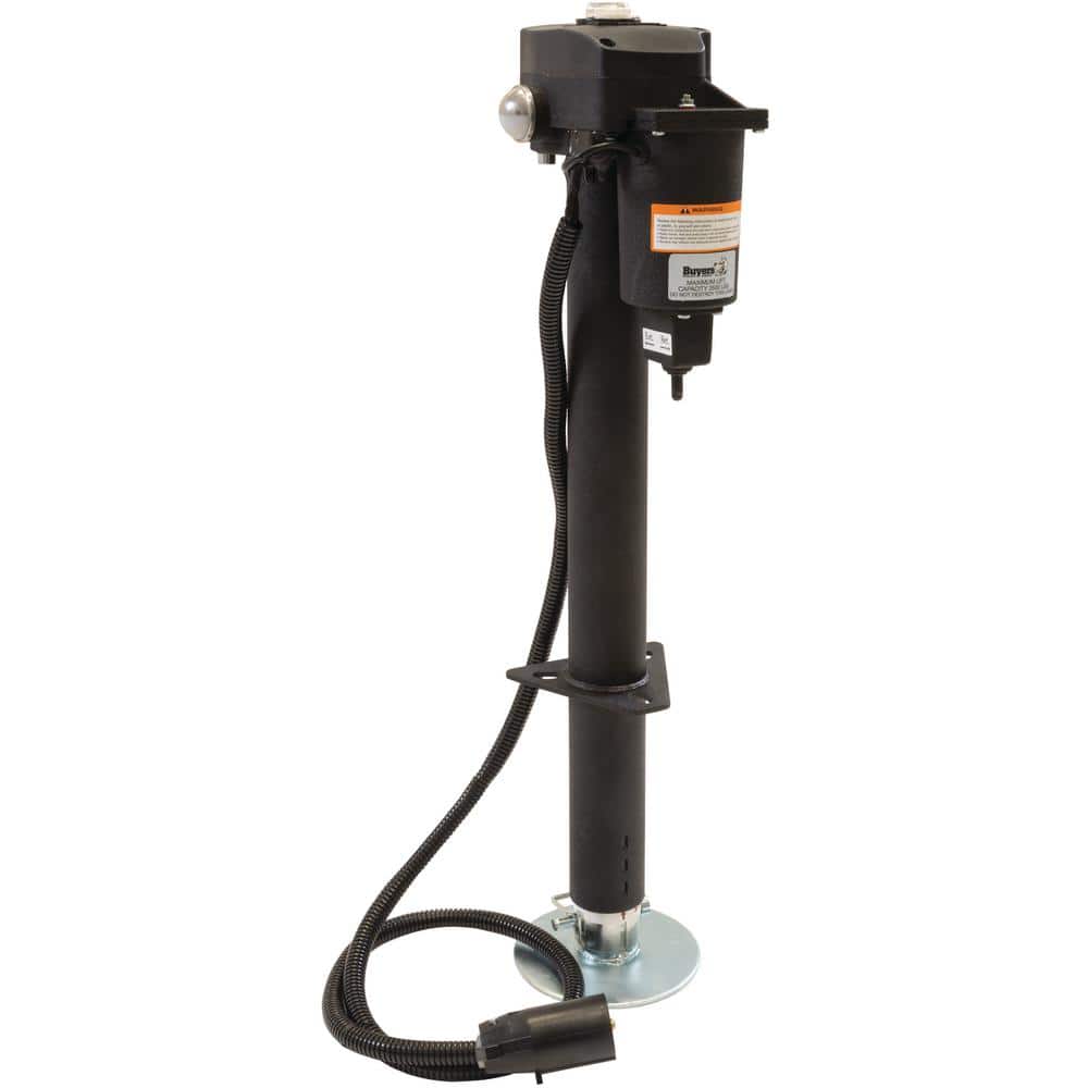 3,500 lbs. Capacity 12-Volt DC Electric Trailer Jack - Hercitys